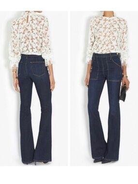 Frame High Rise Le Flare de Francoise Jeans 28